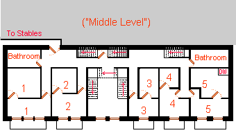 Floorplan of the middle floor