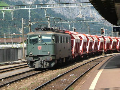 Ae6/6 at Erstfeld