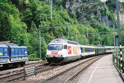 SBB Re460 at Blausee-Mitholz