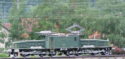 SBB Crocodile plinthed at Erstfeld