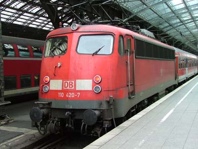 DB 110 at Cologne Hbf