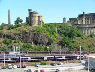 East end of Waverley Station.  What is that building in the background