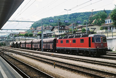 SBB Re6/6 at Spiez